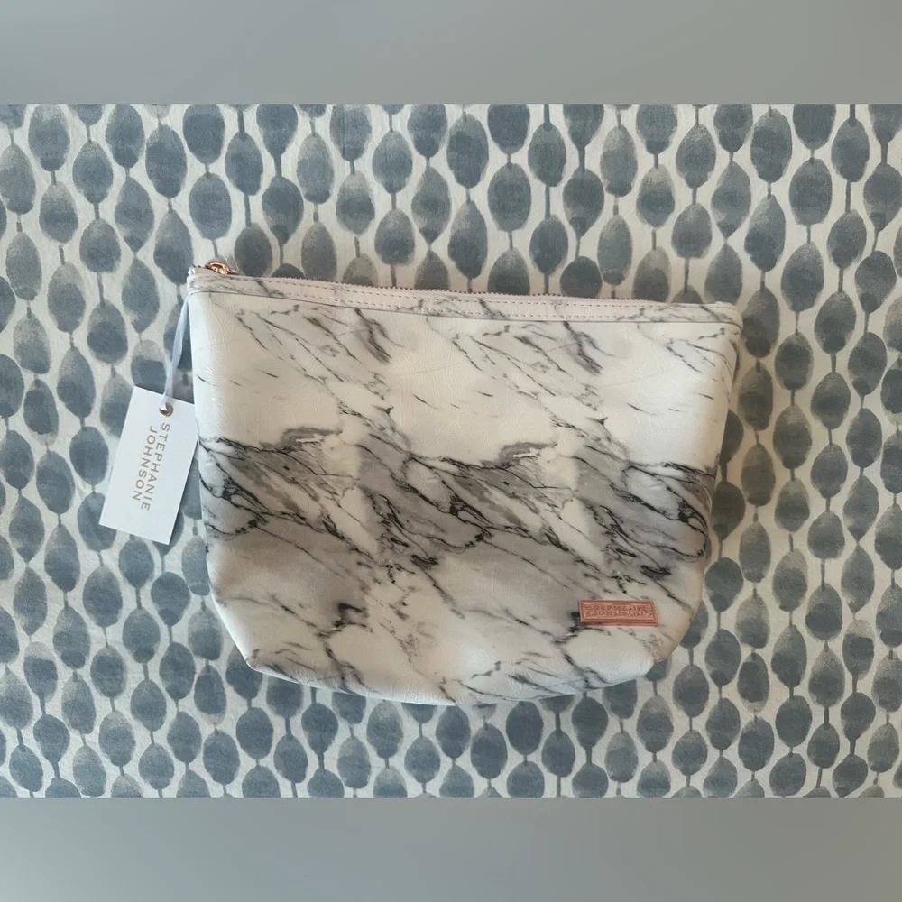 Stephanie Johnson Carrara Laura Large Trapezoid Cosmetic Bag - Picture 7 of 12